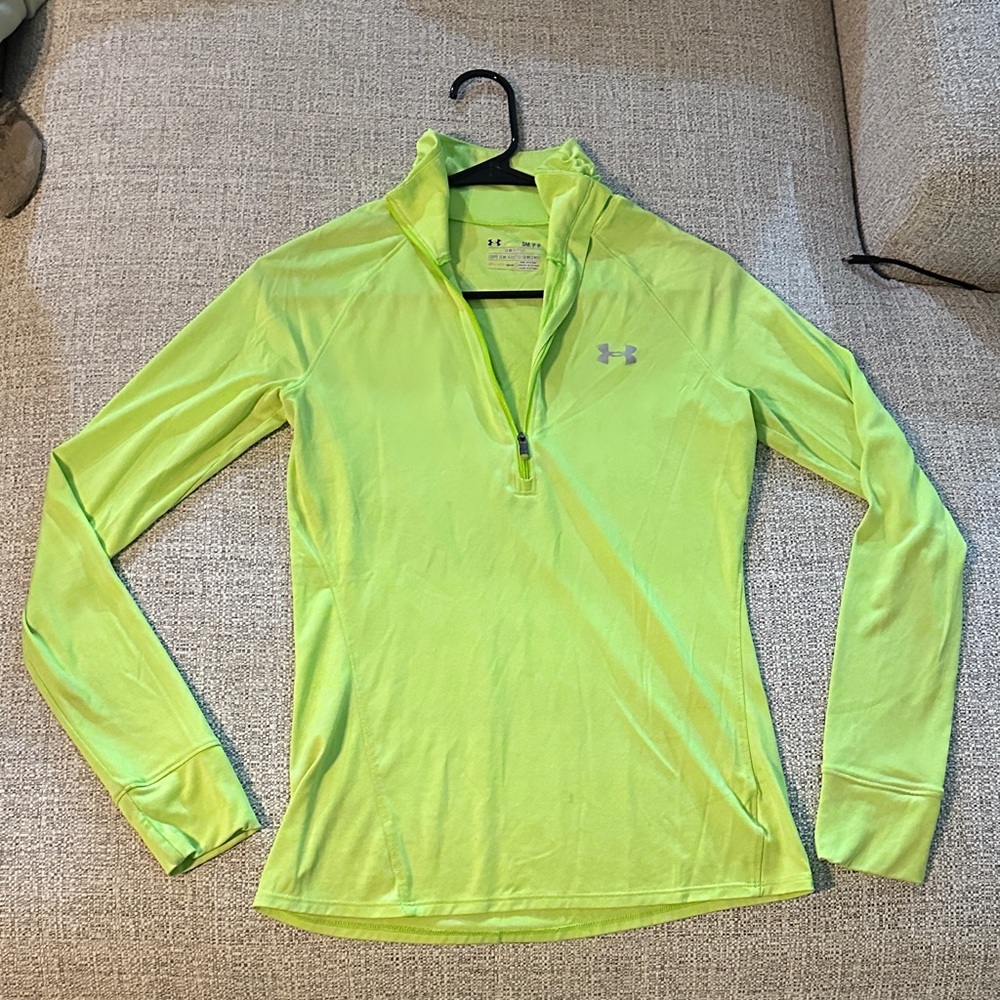 Under Armour Women's Bright Green Long Sleeve Top